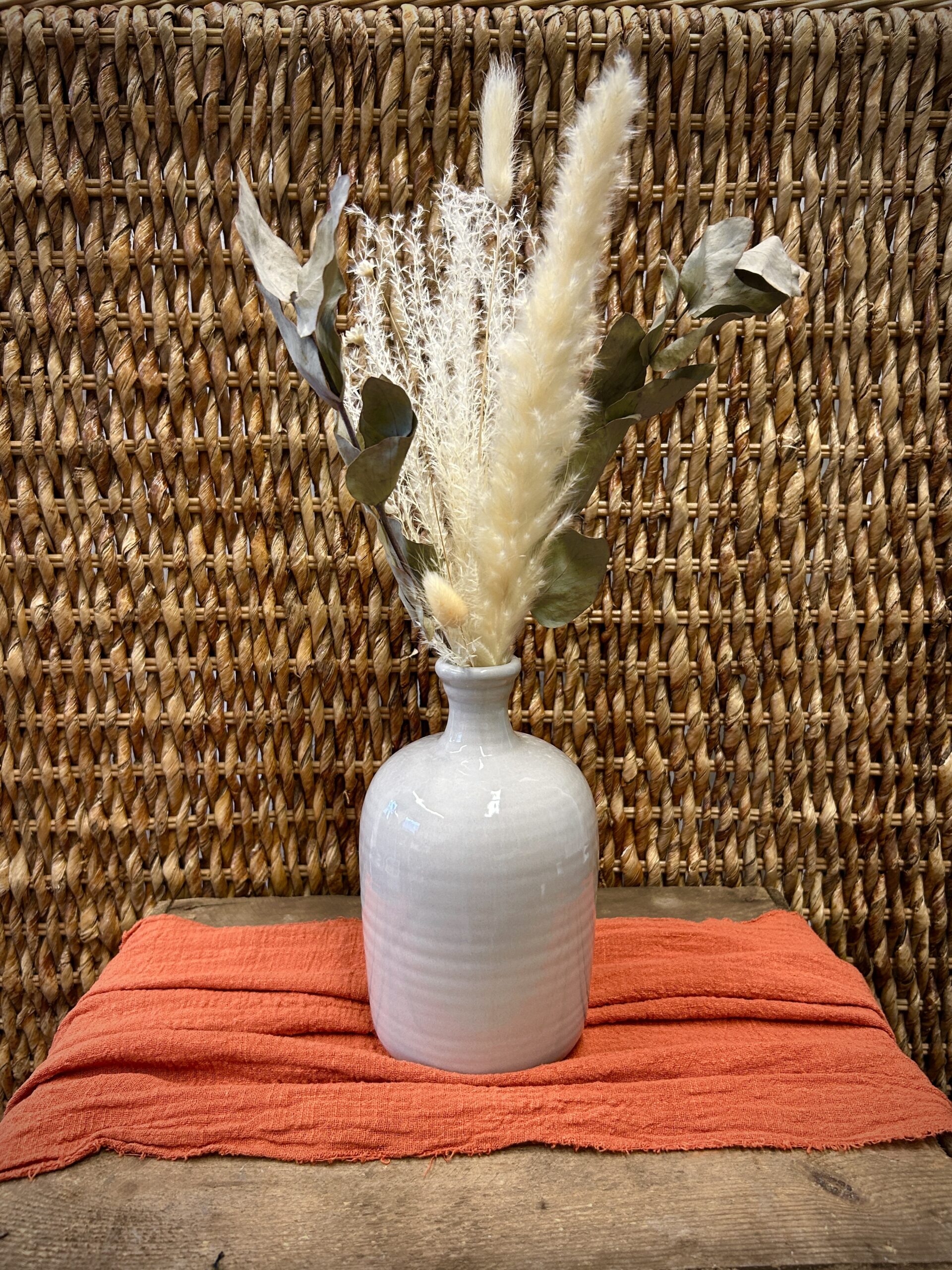 IMG_3257 Keramikvase weiß bauchig